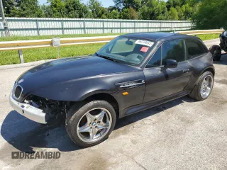 1999 BMW Z3 with VIN 4USCK5338XLE95063, listed as a Copart auction lot 66234655 with 63,024 mi miles and Salvage title. Bid and sale history available at DreamBid. Image 1.
