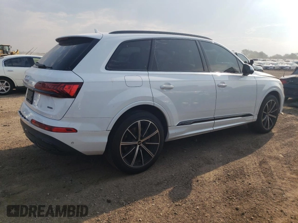 2022 Audi Q7 Premium Plus z VIN WA1LXBF72ND008376, wystawiony jako Copart lot #60285845 z przebiegiem 36 713 mil mil oraz Szkoda całkowita • Salvage title. Historia ofert i sprzedaży dostępna na DreamBid. Obrazek 3.