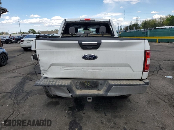 2019 Ford F-150 XL with VIN 1FTFW1E53KFC70522, listed as a Copart auction lot 55631445 with 117,292 mi miles and Salvage title. Bid and sale history available at DreamBid. Image 6.