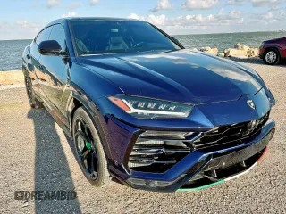 2019 Lamborghini Urus z VIN ZPBUA1ZL7KLA02968, wystawiony jako Copart lot #60992945 z przebiegiem 9 750 mil mil oraz Szkoda całkowita • Salvage title. Historia ofert i sprzedaży dostępna na DreamBid. Obrazek 1.