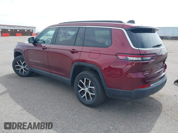 2024 Jeep Grand Cherokee Limited with VIN 1C4RJKBG6R8603317, listed as a IAAI auction lot 42256390 with 12,649 mi miles and . Bid and sale history available at DreamBid. Image 3.