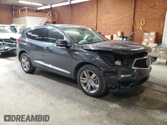 2021 Acura RDX Advance with VIN 5J8TC2H7XML013894, listed as a Copart auction lot 59023885 with 72,603 mi miles and Salvage title. Bid and sale history available at DreamBid. Image 4.