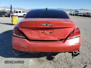 2019 Genesis G70 Advanced with VIN KMTG34LE5KU021265, listed as a Copart auction lot 48575855 with 52,650 mi miles and Salvage Title. Bid and sale history available at carsss.com. Image 6.