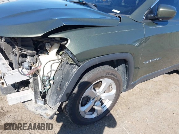 2017 Jeep Compass Latitude with VIN 3C4NJCBB0HT642901, listed as a IAAI auction lot 42497712 with 130,959 mi miles and . Bid and sale history available at DreamBid. Image 18.