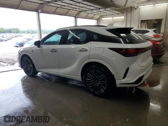 2023 Lexus RX 500h F Sport Performance with VIN 2T2BCMEA2PC004863, listed as a Copart auction lot 54155885 with 40,922 mi miles and Salvage title. Bid and sale history available at DreamBid. Image 2.