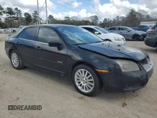 2008 Mercury Milan Premier with VIN 3MEHM08128R609542, listed as a Copart auction lot 43991935 with 0 mi miles and Salvage Title. Bid and sale history available at carsss.com. Image 4.