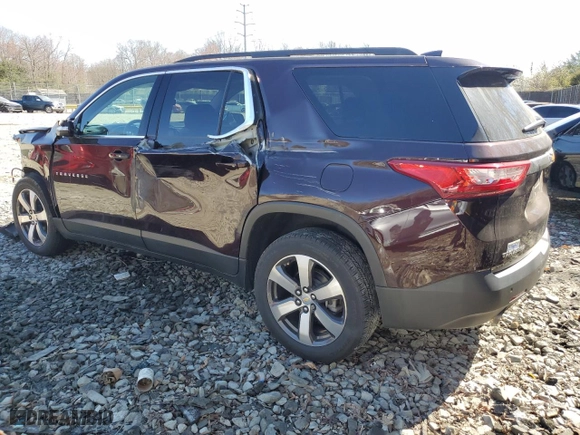 2021 Chevrolet Traverse LT Leather with VIN 1GNERHKW7MJ267963, listed as a Copart auction lot 51031185 with 32,460 mi miles and Salvage Title. Bid and sale history available at carsss.com. Image 2.