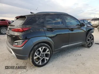 2023 Hyundai Kona Limited with VIN KM8K53A33PU971657, listed as a Copart auction lot 41685935 with 29,859 mi miles and Salvage Title. Bid and sale history available at carsss.com. Image 3.