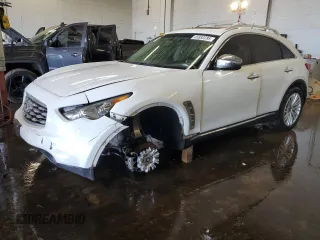 2011 Infiniti FX35 with VIN JN8AS1MW6BM732393, listed as a Copart auction lot 45852285 with 249,022 mi miles and Salvage Title. Bid and sale history available at carsss.com. Image 1.