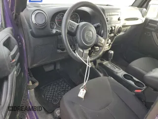 2018 Jeep Wrangler JK Unlimited Sport S with VIN 1C4BJWDG7JL907716, listed as a Copart auction lot 82162494 with 64,279 mi miles and Salvage Title. Bid and sale history available at carsss.com. Image 8.