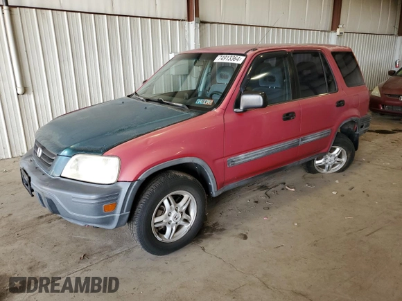 1997 Honda CR-V with VIN JHLRD1852VC033768, listed as a Copart auction lot 74913364 with 222,899 mi miles and Salvage Title. Bid and sale history available at carsss.com. Image 1.
