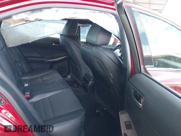 2015 Lexus IS 250 with VIN JTHCF1D2XF5017184, listed as a IAAI auction lot 40756885 with 59,601 mi miles and . Bid and sale history available at DreamBid. Image 8.
