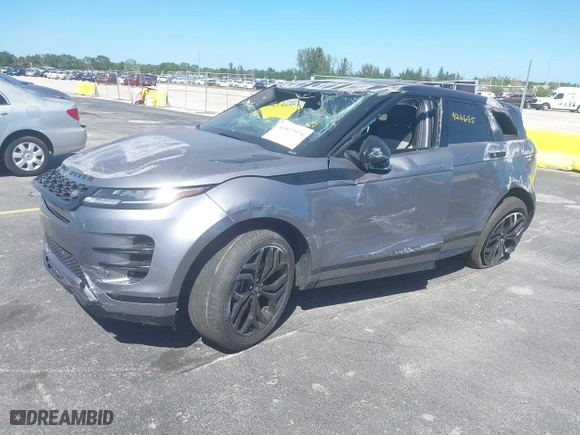 2023 Land Rover Range Rover Evoque R-Dynamic S with VIN SALZT2FX3PH197989, listed as a IAAI auction lot 41827976 with 9,203 mi miles. Bid and sale history available at carsss.com. Image 16.