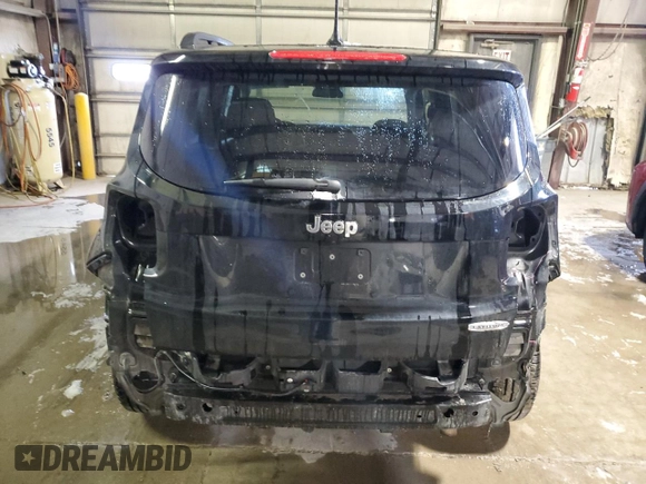 2016 Jeep Renegade Latitude with VIN ZACCJABT0GPE38996, listed as a Copart auction lot 47654595 with 119,193 mi miles and Salvage Title. Bid and sale history available at carsss.com. Image 6.
