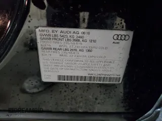 2017 Audi Q5 Premium Plus z VIN WA1L2AFP4HA015764, wystawiony jako Copart lot #56196495 z przebiegiem 77 205 mil mil oraz Szkody całkowita. Historia ofert i sprzedaży dostępna na DreamBid. Obrazek 13.