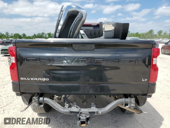 2021 Chevrolet Silverado 1500 LT with VIN 3GCPWCED7MG296033, listed as a Copart auction lot 52976595 with 106,716 mi miles and Salvage Title. Bid and sale history available at DreamBid. Image 6.