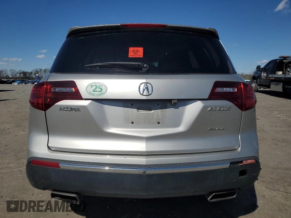2010 Acura MDX Technology Pkg with VIN 2HNYD2H69AH515503, listed as a Copart auction lot 49153865 with 161,484 mi miles and Salvage Title. Bid and sale history available at carsss.com. Image 6.