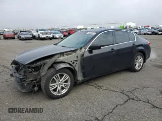 2011 Infiniti G25 x with VIN JN1DV6AR7BM653085, listed as a Copart auction lot 88539625 with 129,331 mi miles and Salvage Title. Bid and sale history available at DreamBid. Image 1.