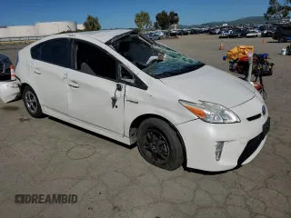 2013 Toyota Prius One with VIN JTDKN3DU7D1733686, listed as a Copart auction lot 49822995 with Not Provided miles and Salvage Title. Bid and sale history available at DreamBid. Image 4.