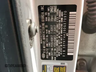 2013 Kia Sorento LX with VIN 5XYKT4A29DG370970, listed as a Copart auction lot 55015255 with 212,424 mi miles and Clean title. Bid and sale history available at DreamBid. Image 14.