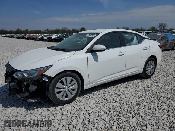 2022 Nissan Sentra S with VIN 3N1AB8BV7NY292932, listed as a Copart auction lot 51415075 with 50,367 mi miles and Salvage Title. Bid and sale history available at carsss.com. Image 1.