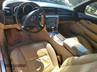 2006 Lexus SC 430 with VIN JTHFN48Y669007583, listed as a Copart auction lot 75931734 with 92,044 mi miles and Salvage Title. Bid and sale history available at carsss.com. Image 8.