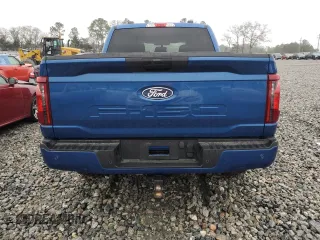 2024 Ford F-150 STX with VIN 1FTEW2KP1RFA60745, listed as a Copart auction lot 43377715 with 15,781 mi miles and Salvage Title. Bid and sale history available at carsss.com. Image 6.