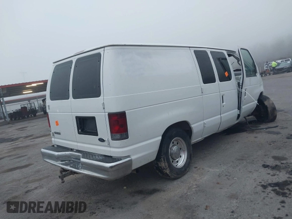 2008 Ford Econoline Cargo Commercial with VIN 1FTNE14WX8DB58166, listed as a IAAI auction lot 41758434 with Not provided miles and . Bid and sale history available at DreamBid. Image 4.