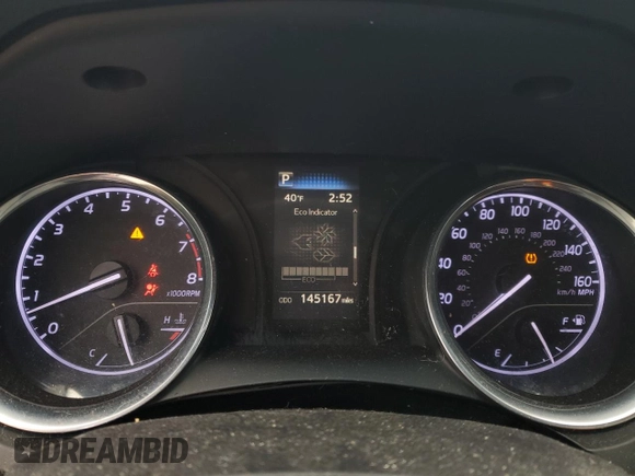 2020 Toyota Camry LE with VIN 4T1C11AK7LU343929, listed as a Copart auction lot 44159335 with 145,167 mi miles and Salvage Title. Bid and sale history available at carsss.com. Image 9.