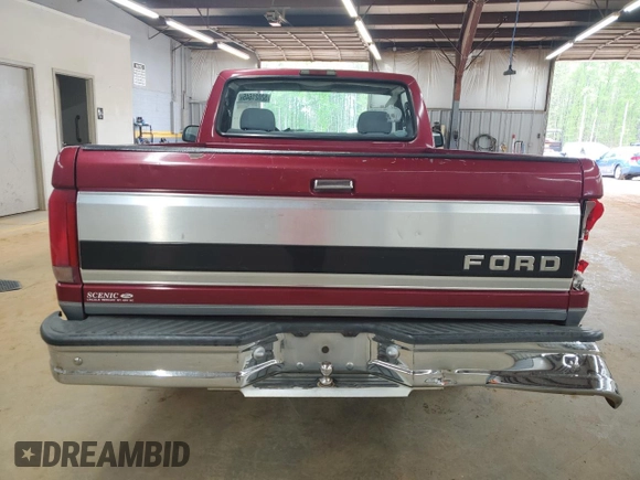 1995 Ford F-150 with VIN 1FTEF14NXSNA76234, listed as a Copart auction lot 52021645 with 168,695 mi miles and Salvage Title. Bid and sale history available at carsss.com. Image 6.