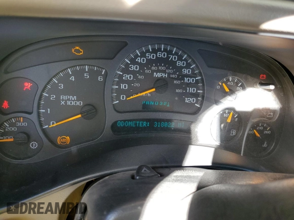 2003 Chevrolet Suburban LT with VIN 3GNGK26U33G203907, listed as a Copart auction lot 46903905 with 318,022 mi miles and Salvage Title. Bid and sale history available at carsss.com. Image 9.