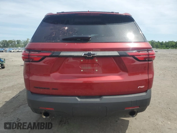 2023 Chevrolet Traverse RS z VIN 1GNEVJKW5PJ226688, wystawiony jako Copart lot #56723925 z przebiegiem 53 118 mil mil oraz Szkoda całkowita • Salvage title. Historia ofert i sprzedaży dostępna na DreamBid. Obrazek 6.