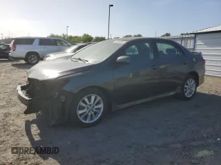 2010 Toyota Corolla with VIN 1NXBU4EEXAZ212290, listed as a Copart auction lot 54184055 with 284,234 mi miles and Salvage Title. Bid and sale history available at carsss.com. Image 1.