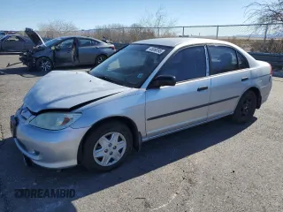 2004 Honda Civic VP with VIN 2HGES16354H633149, listed as a Copart auction lot 45868795 with 120,883 mi miles and Salvage title. Bid and sale history available at DreamBid. Image 1.