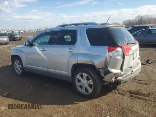 2017 GMC Terrain SLT with VIN 2GKFLUEK0H6324639, listed as a Copart auction lot 46856675 with 62,408 mi miles and Salvage Title. Bid and sale history available at DreamBid. Image 2.