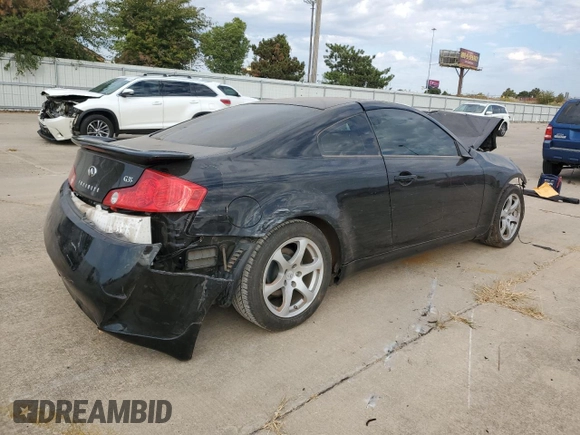 2004 Infiniti G35 Coupe w/Leather with VIN JNKCV54E24M815427, listed as a Copart auction lot 81880974 with 181,818 mi miles and Salvage Title. Bid and sale history available at carsss.com. Image 3.