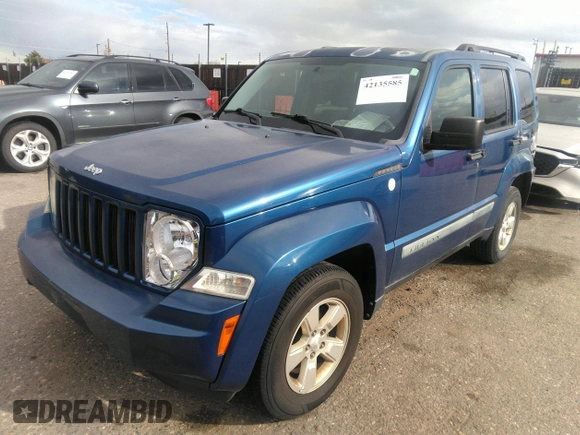 2010 Jeep Liberty Sport with VIN 1J4PN2GK3AW109144, listed as a IAAI auction lot 42135585 with 121,740 mi miles. Bid and sale history available at carsss.com. Image 2.