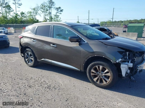 2016 Nissan Murano S with VIN 5N1AZ2MGXGN128770, listed as a IAAI auction lot 41952583 with 147,646 mi miles. Bid and sale history available at carsss.com. Image 1.