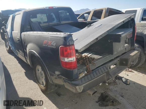 2005 Ford F-150 XLT with VIN 1FTPW14525KE57297, listed as a Copart auction lot 58652035 with Not provided miles and Salvage title. Bid and sale history available at DreamBid. Image 2.