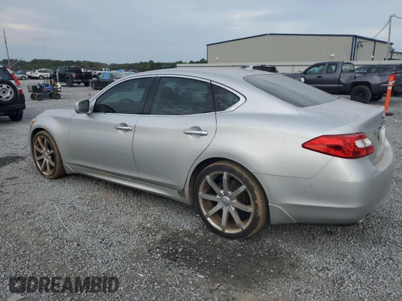 2012 Infiniti M37 with VIN JN1BY1AP4CM330968, listed as a Copart auction lot 74670564 with 0 mi miles and Salvage Title. Bid and sale history available at carsss.com. Image 2.