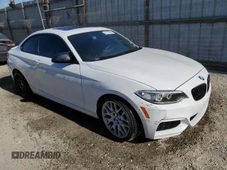 2016 BMW 2 Series M235i with VIN WBA1J7C59GV359763, listed as a Copart auction lot 81778914 with 120,497 mi miles and Salvage title. Bid and sale history available at DreamBid. Image 4.