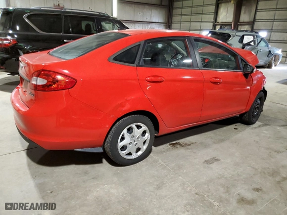 2013 Ford Fiesta SE with VIN 3FADP4BJXDM184348, listed as a Copart auction lot 50688105 with 127,549 mi miles and Salvage Title. Bid and sale history available at carsss.com. Image 3.