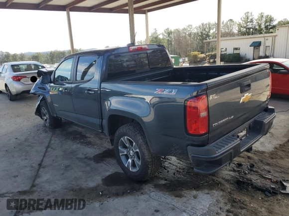 2020 Chevrolet Colorado 2WD Z71 with VIN 1GCGSDEN5L1158451, listed as a Copart auction lot 47039105 with 53,685 mi miles and Salvage title. Bid and sale history available at DreamBid. Image 2.