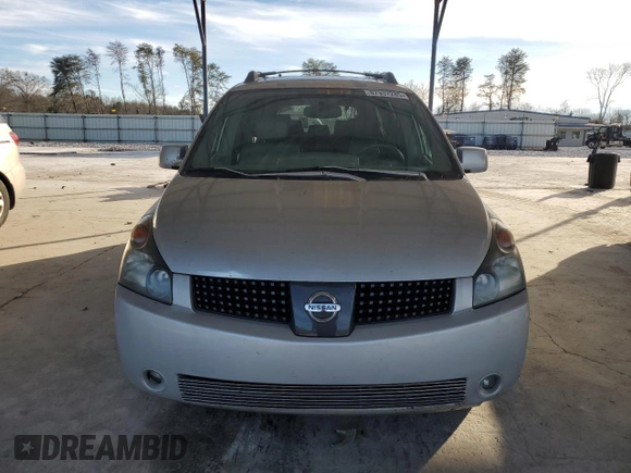 2005 Nissan Quest SE with VIN 5N1BV28U15N119338, listed as a Copart auction lot 87937285 with 231,963 mi miles and Salvage Title. Bid and sale history available at carsss.com. Image 5.