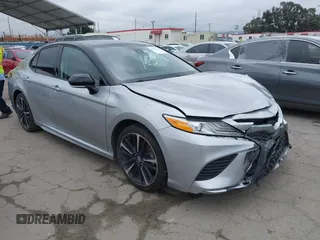 2020 Toyota Camry XSE with VIN 4T1K61AK1LU318098, listed as a IAAI auction lot 42197271 with 64,118 mi miles and . Bid and sale history available at DreamBid. Image 1.