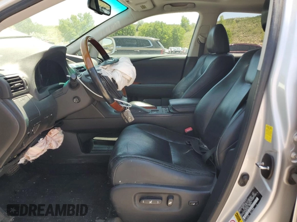 2010 Lexus RX 450h with VIN JTJBC1BA1A2021910, listed as a Copart auction lot 60155065 with Not provided miles and Salvage title. Bid and sale history available at DreamBid. Image 7.