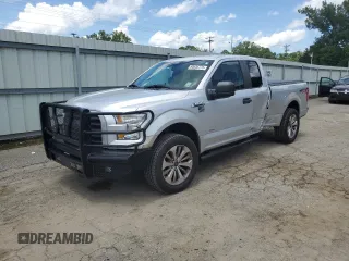2017 Ford F-150 XL with VIN 1FTEX1CP4HKC41737, listed as a Copart auction lot 60836775 with 123,280 mi miles and Salvage title. Bid and sale history available at DreamBid. Image 1.