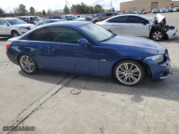 2013 BMW 3 Series 335i with VIN WBAKG7C52DJ438083, listed as a Copart auction lot 78062284 with 0 mi miles and Salvage Title. Bid and sale history available at carsss.com. Image 4.
