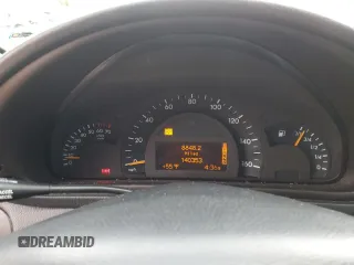 2004 Mercedes-Benz C 230 Kompressor with VIN WDBRF40J24F494739, listed as a Copart auction lot 50262755 with 140,353 mi miles and Salvage Title. Bid and sale history available at DreamBid. Image 9.