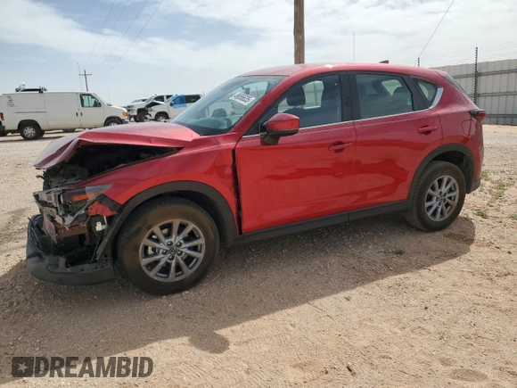 2023 Mazda CX-5 2.5 S with VIN JM3KFBAM2P0239314, listed as a Copart auction lot 49656635 with 44,108 mi miles and Salvage Title. Bid and sale history available at carsss.com. Image 1.